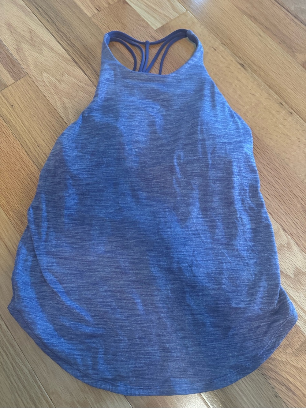 lululemon athletica Heathered Violet High-Neck Strappy Tank